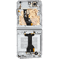 Inner OLED Assembly With Frame Compatible For Samsung Galaxy Z Flip 6 5G (F741) (US & International) (Aftermarket Plus) (White)