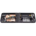 Inner OLED Assembly With Frame Compatible For Samsung Galaxy Z Flip 6 5G (F741) (US & International) (Aftermarket Plus) (Black)