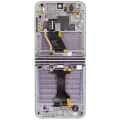 Inner OLED Assembly With Frame Compatible For Samsung Galaxy Z Flip 5 5G (F731) (US & International) (Aftermarket Plus) (Lavender)