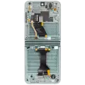 Inner OLED Assembly With Frame Compatible For Samsung Galaxy Z Flip 5 5G (F731) (US & International) (Aftermarket Plus) (Green)