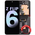 Inner OLED Assembly With Frame For Samsung Galaxy Z Flip 6 5G (US & International) (Service Pack) (Black)