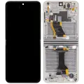 Inner OLED Assembly With Frame For Samsung Galaxy Z Flip 5 5G (US & International) (Service Pack) (Cream)
