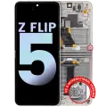 Inner OLED Assembly With Frame For Samsung Galaxy Z Flip 5 5G (US & International) (Service Pack) (Cream)