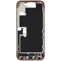 Mid-Frame Housing  W/ Charging Port Flex & Small Parts  For iPhone 16 Pro Max (EU / Global Version) (Used OEM Pull: Grade A) (Desert Titanium)
