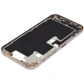 Mid-Frame Housing  W/ Charging Port Flex & Small Parts  For iPhone 16 Pro Max (EU / Global Version) (Used OEM Pull: Grade A) (Desert Titanium)