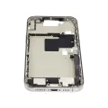 Mid-Frame Housing  W/ Charging Port Flex & Small Parts  For iPhone 16 Pro Max (EU / Global Version) (Used OEM Pull: Grade A) (Natural Titanium)
