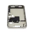 Mid-Frame Housing  W/ Charging Port Flex & Small Parts  For iPhone 16 Pro Max (EU / Global Version) (Used OEM Pull: Grade A) (Natural Titanium)