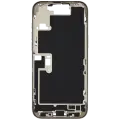 Mid-Frame Housing  W/ Charging Port Flex & Small Parts  For iPhone 16 Pro Max (EU / Global Version) (Used OEM Pull: Grade C) (Natural Titanium)