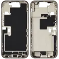 Mid-Frame Housing  W/ Charging Port Flex & Small Parts  For iPhone 16 Pro Max (EU / Global Version) (Used OEM Pull: Grade C) (Natural Titanium)