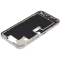 Mid-Frame Housing  W/ Charging Port Flex & Small Parts  For iPhone 16 Pro Max (EU / Global Version) (Used OEM Pull: Grade C) (Natural Titanium)