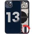Back Housing W/ Charging Port Flex & Small Parts  For iPhone 13 (EU / Global Version) (Used OEM Pull: Grade A) (Midnight)