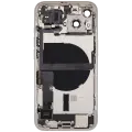 Back Housing W/ Charging Port Flex & Small Parts  For iPhone 13 (EU / Global Version) (Used OEM Pull: Grade A) (Starlight)