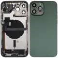 Back Housing W/ Charging Port Flex & Small Parts  For iPhone 13 Pro Max (EU / Global Version) (Used OEM Pull: Grade A) (Alpine Green)