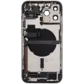 Back Housing W/ Charging Port Flex & Small Parts  For iPhone 13 Pro Max (EU / Global Version) (Used OEM Pull: Grade A) (Graphite)