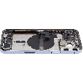 Back Housing W/ Charging Port Flex & Small Parts  For iPhone 13 Pro Max (US Version) (Used OEM Pull: Grade A) (Sierra Blue)