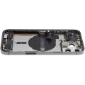 Back Housing W/ Charging Port Flex & Small Parts  For iPhone 13 Pro Max (EU / Global Version) (Used OEM Pull: Grade C) (Graphite)
