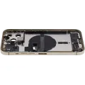 Back Housing W/ Charging Port Flex & Small Parts  For iPhone 13 Pro Max (EU / Global Version) (Used OEM Pull: Grade B) (Gold)