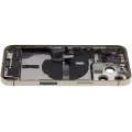 Back Housing W/ Charging Port Flex & Small Parts  For iPhone 13 Pro (US Version) (Used OEM Pull: Grade C) (Gold)