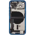 Back Housing W/ Charging Port Flex & Small Parts  For iPhone 13 (EU / Global Version) (Used OEM Pull: Grade A) (Blue)