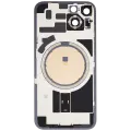 Back Glass w/ MagSafe Magnet For iPhone 14 (Quality - OEM Pull B) (Purple)
