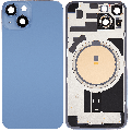 Back Glass w/ MagSafe Magnet For iPhone 14 (Quality - OEM Pull B) (Blue)