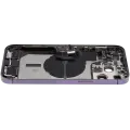 Back Housing W/ Charging Port Flex & Small Parts  For iPhone 14 Pro Max (EU / Global Version) (Used OEM Pull: Grade C) (Deep Purple)