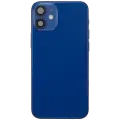 Back Housing W/ Charging Port Flex & Small Parts  For iPhone 12 Mini (US Version) (Used OEM Pull: Grade C) (Blue)