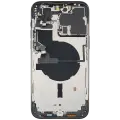 Back Housing W/ Small Parts For iPhone 14 Pro Max (EU / Global Version) (Used OEM Pull: Grade B) (Space Black)
