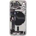 Back Housing W/ Charging Port Flex & Small Parts  For iPhone 12 Mini (US Version) (Used OEM Pull: Grade B) (White)