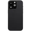 Back Housing W/ Charging Port Flex & Small Parts  For iPhone 14 Pro (US Version) (Used OEM Pull: Grade A) (Space Black)