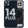 Back Glass w/ MagSafe Magnet & NFC & Flashlight Flex For iPhone 14 Plus (Quality - OEM Pull C) (Midnight)