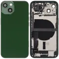 Back Housing W/ Charging Port Flex & Small Parts  For iPhone 13 (EU / Global Version) (Used OEM Pull: Grade B) (Green)