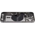 Back Housing W/ Charging Port Flex & Small Parts  For iPhone 12 Pro (EU / Global Version) (Used OEM Pull: Grade B) (Graphite)