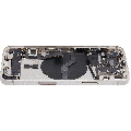 Back Housing W/ Charging Port Flex & Small Parts  For iPhone 12 (US Version) (Used OEM Pull: Grade C) (White)