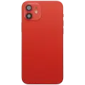 Back Housing W/ Charging Port Flex & Small Parts  For iPhone 12 (US Version) (Used OEM Pull: Grade B) (Red)
