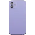 Back Housing W/ Charging Port Flex & Small Parts  For iPhone 12 (US Version) (Used OEM Pull: Grade B) (Purple)