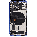 Back Housing W/ Charging Port Flex & Small Parts  For iPhone 12 (US Version) (Used OEM Pull: Grade B) (Blue)
