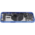 Back Housing W/ Charging Port Flex & Small Parts  For iPhone 12 (US Version) (Used OEM Pull: Grade B) (Blue)