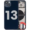 Back Housing W/ Charging Port Flex & Small Parts  For iPhone 13 (US Version) (Used OEM Pull: Grade A) (Midnight)