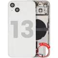 Back Housing W/ Charging Port Flex & Small Parts  For iPhone 13 (US Version) (Used OEM Pull: Grade A) (Starlight)