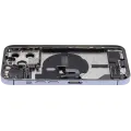 Back Housing W/ Charging Port Flex & Small Parts  For iPhone 13 Pro (EU / Global Version) (Used OEM Pull: Grade C) (Sierra Blue)