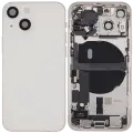 Back Housing W/ Charging Port Flex & Small Parts  For iPhone 13 Mini (US Version) (Used OEM Pull: Grade C) (Starlight)