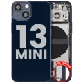 Back Housing W/ Charging Port Flex & Small Parts  For iPhone 13 Mini (US Version) (Used OEM Pull: Grade C) (Midnight)