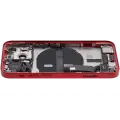 Back Housing W/ Charging Port Flex & Small Parts  For iPhone 13 Mini (US Version) (Used OEM Pull: Grade B) (Red)