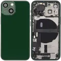 Back Housing W/ Charging Port Flex & Small Parts  For iPhone 13 Mini (US Version) (Used OEM Pull: Grade B) (Green)