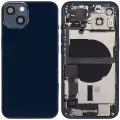 Back Housing W/ Charging Port Flex & Small Parts  For iPhone 13 (US Version) (Used OEM Pull: Grade B) (Midnight)