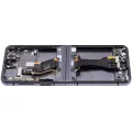 Inner OLED Assembly With Frame Compatible For Samsung Galaxy Z Flip 5 5G (F731) (US & International) (Aftermarket) (Phantom Black)