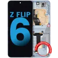 Inner OLED Assembly With Frame Compatible For Samsung Galaxy Z Flip 6 5G (F741) (US & International) (Aftermarket) (Blue)