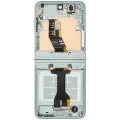Inner OLED Assembly With Frame Compatible For Samsung Galaxy Z Flip 6 5G (F741) (US & International) (Aftermarket) (Mint)