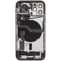 Back Housing W/ Charging Port Flex & Small Parts  For iPhone 12 Pro (EU / Global Version) (Used OEM Pull: Grade A) (Pacific Blue)